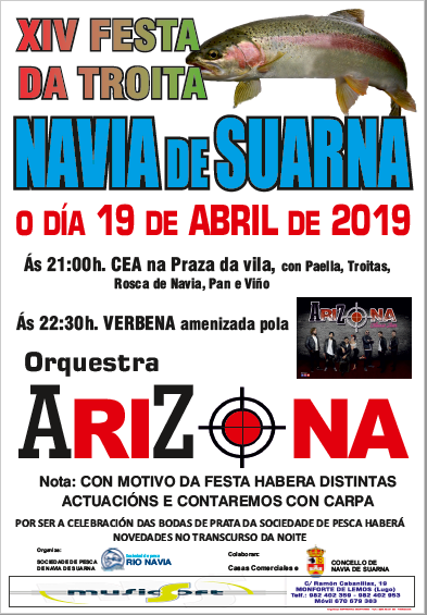 CARTEL FESTA DA TROITA (NAVIA DE SUARNA) 2019 – MUSICSOFT